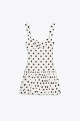 LANA | VESTIDO MINI DE LUNARES CON VOLUMEN