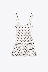 LANA | VESTIDO MINI DE LUNARES CON VOLUMEN