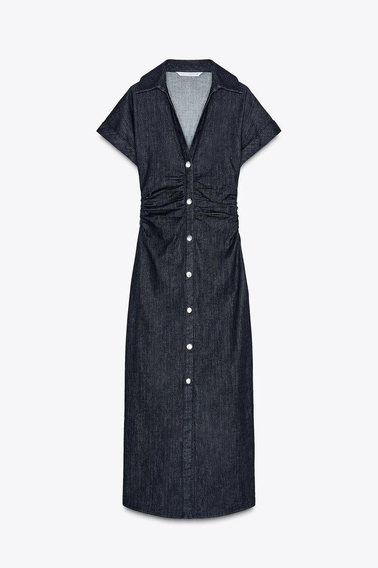 CLAIRE | VESTIDO CAMISERO DE DENIM CON BOTONES