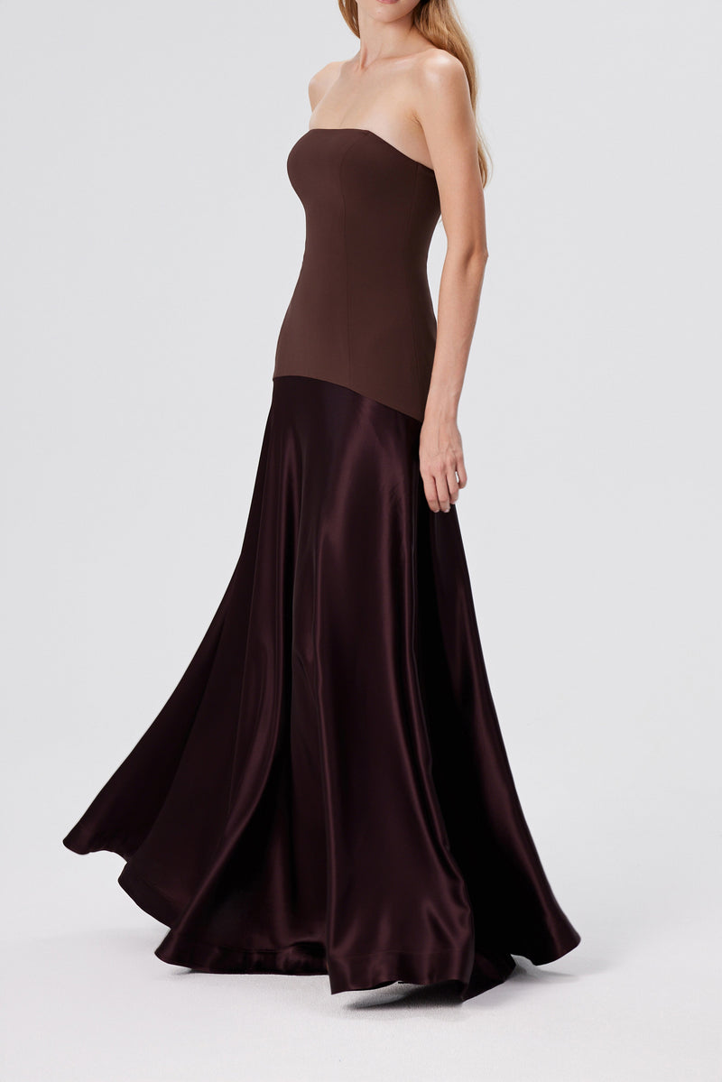 LOLA | VESTIDO LARGO PALABRA DE HONOR