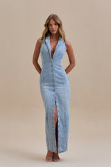 DALIA | VESTIDO LARGO DE DENIM