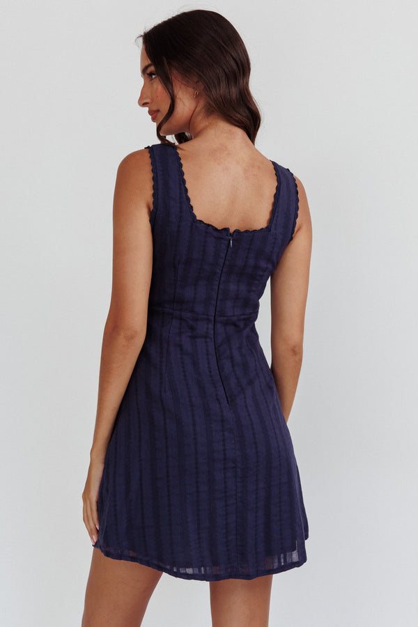 AURA | VESTIDO MINI CON ENCAJE