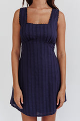 AURA | VESTIDO MINI CON ENCAJE