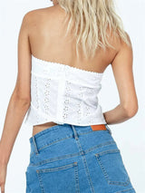 Blusa con cuello halter Flavus