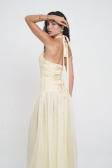 MALINA | VESTIDO LARGO HALTER