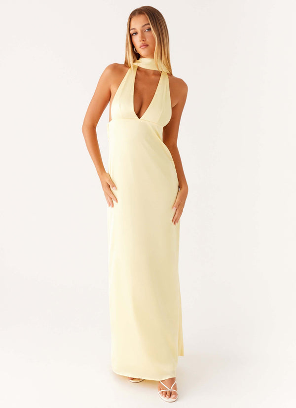 Elena | Vestido Largo con Espalda Descubierta