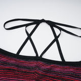 ARIZA | VESTIDO LARGO PLISADO MULTICOLOR