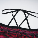 ARIZA | VESTIDO LARGO PLISADO MULTICOLOR