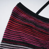 ARIZA | VESTIDO LARGO PLISADO MULTICOLOR