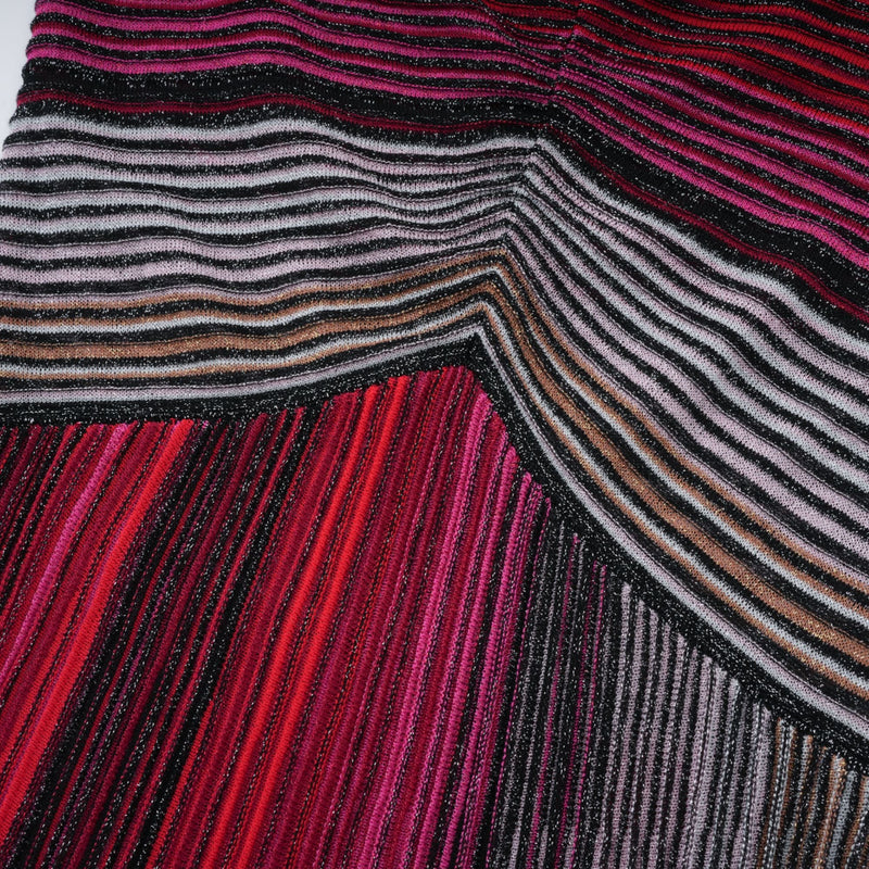 ARIZA | VESTIDO LARGO PLISADO MULTICOLOR