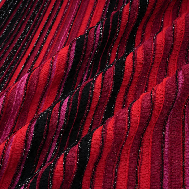 ARIZA | VESTIDO LARGO PLISADO MULTICOLOR