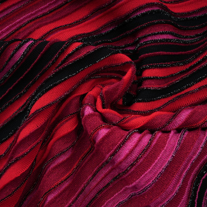 ARIZA | VESTIDO LARGO PLISADO MULTICOLOR