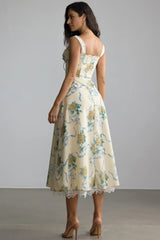 ISABELLA | VESTIDO MIDI ROMÁNTICO