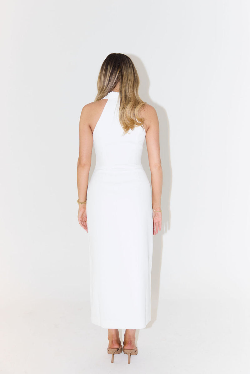 JANE | VESTIDO MIDI CON CUELLO CAMISERO