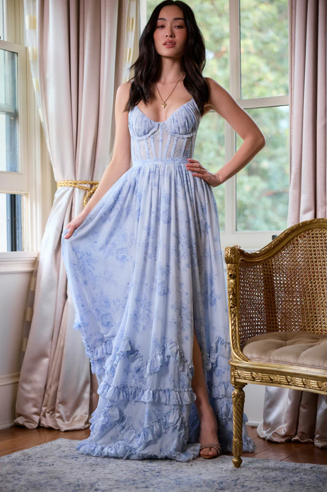 ÉLIORA | VESTIDO LARGO CON MANGAS LARGAS
