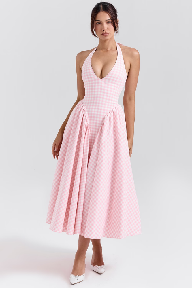 ALMÉA | VESTIDO CON ESPALDA ABIERTA