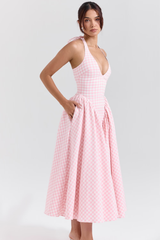 ALMÉA | VESTIDO CON ESPALDA ABIERTA