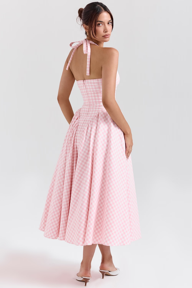 ALMÉA | VESTIDO CON ESPALDA ABIERTA