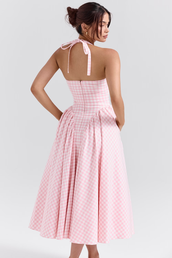 ALMÉA | VESTIDO CON ESPALDA ABIERTA