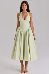 ALMÉA | VESTIDO CON ESPALDA ABIERTA