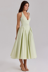 ALMÉA | VESTIDO CON ESPALDA ABIERTA