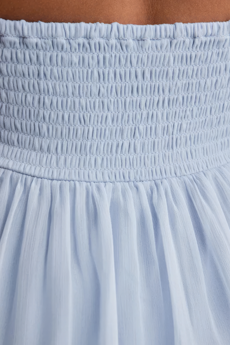 CÉLIA | VESTIDO LARGO CON VOLANTES