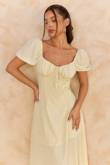 FLORABELLE | VESTIDO LARGO CON DETALLES FLORALES