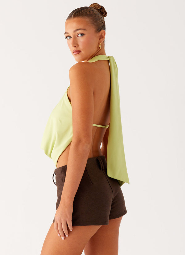 PALMA | TOP HALTER CON ESPALDA DESCUBIERTA