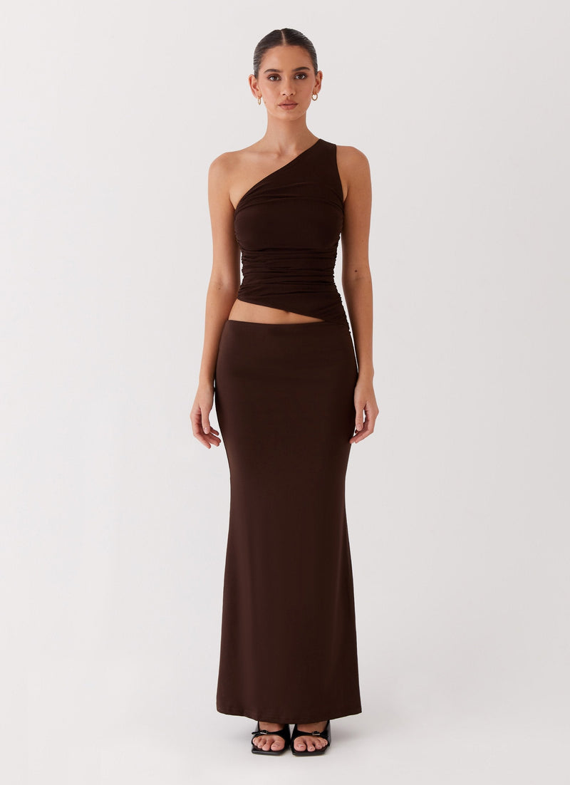 Chloé | Vestido Largo Asimétrico