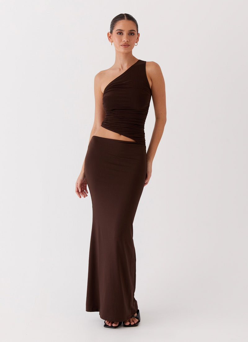 Chloé | Vestido Largo Asimétrico