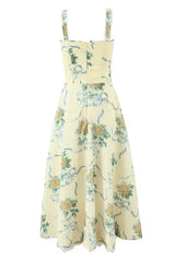 ISABELLA | VESTIDO MIDI ROMÁNTICO