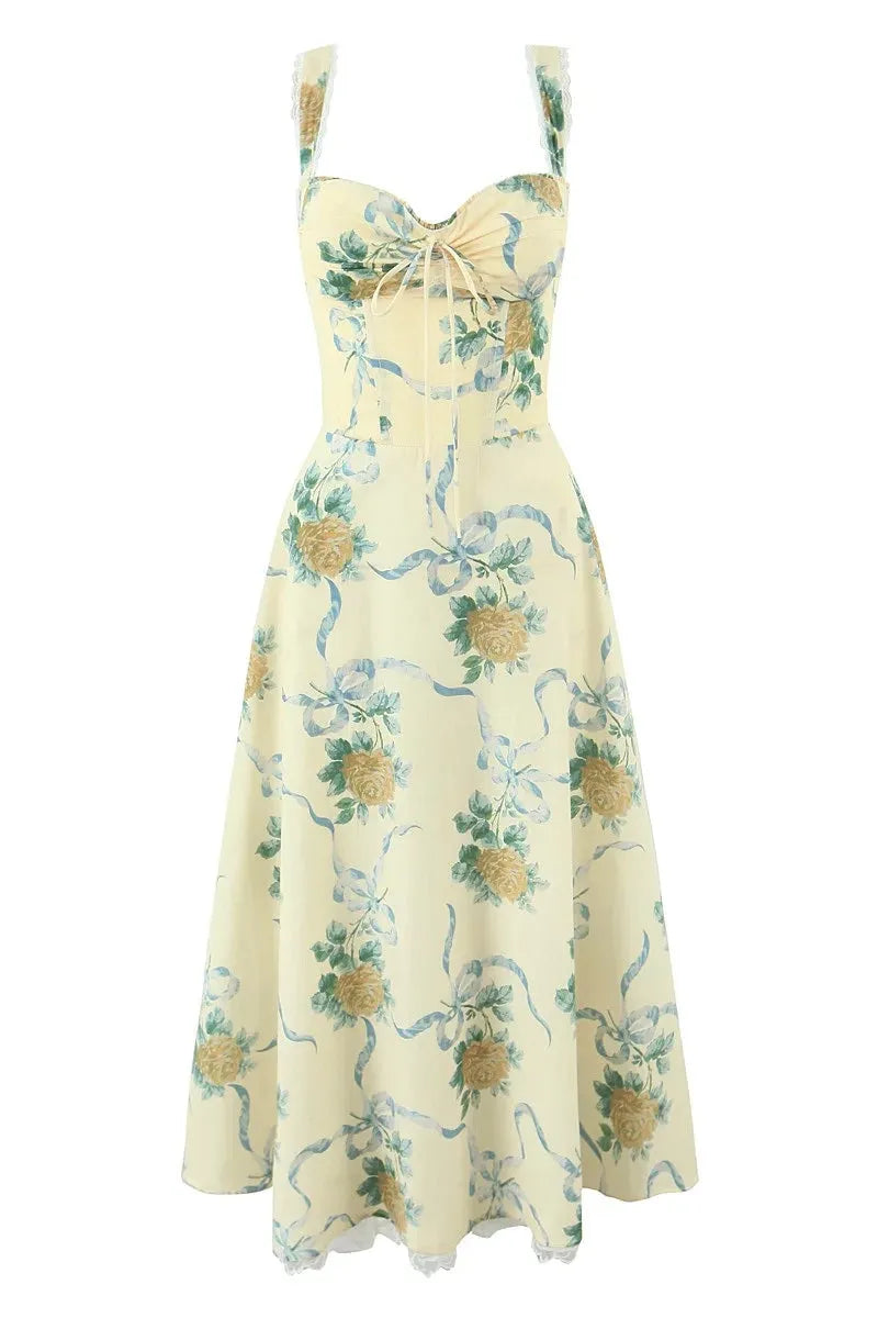 ISABELLA | VESTIDO MIDI ROMÁNTICO