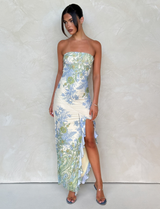 INESIA | VESTIDO LARGO ROMÁNTICO