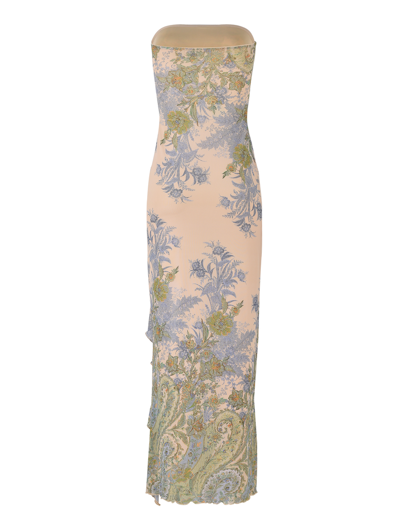 INESIA | VESTIDO LARGO ROMÁNTICO
