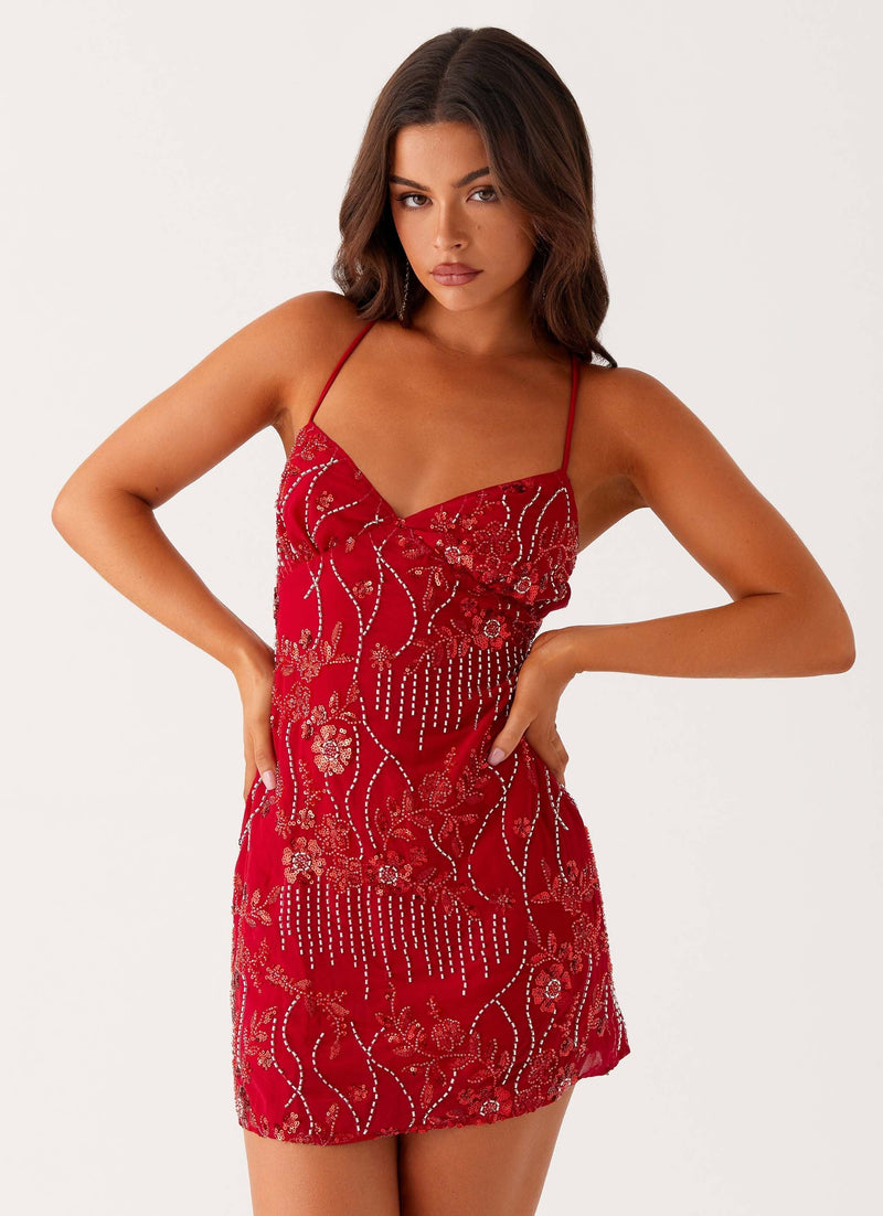 TATIANA | VESTIDO MINI CON LENTEJUELAS