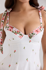 ROSALIE | VESTIDO MIDI CON LAZOS