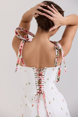 ROSALIE | VESTIDO MIDI CON LAZOS