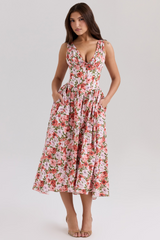 BELLA ROSA | VESTIDO MIDI FLORAL