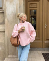 CLAIRE | Sudadera de manga larga rosa