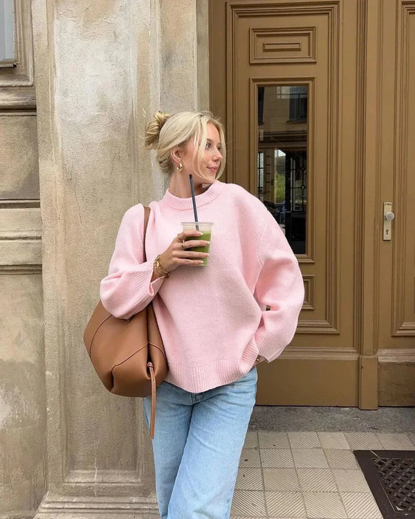 CLAIRE | Sudadera de manga larga rosa