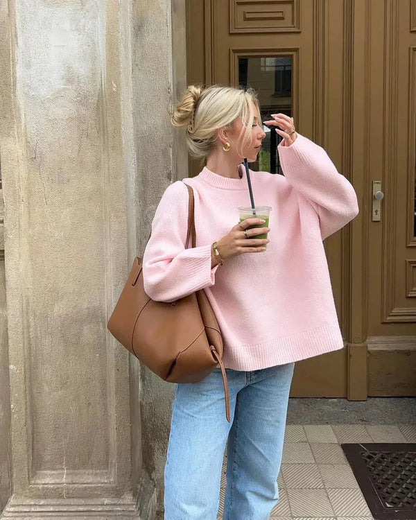 CLAIRE | Sudadera de manga larga rosa
