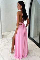 Maëlys | Vestido Largo con Slit Elegante
