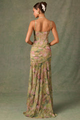 ISAMARA | VESTIDO LARGO CON CORSET