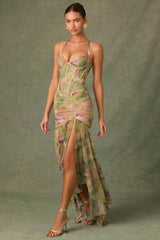 ISAMARA | VESTIDO LARGO CON CORSET
