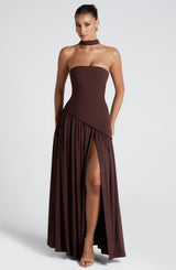 MALIYAH | VESTIDO LARGO ASIMÉTRICO