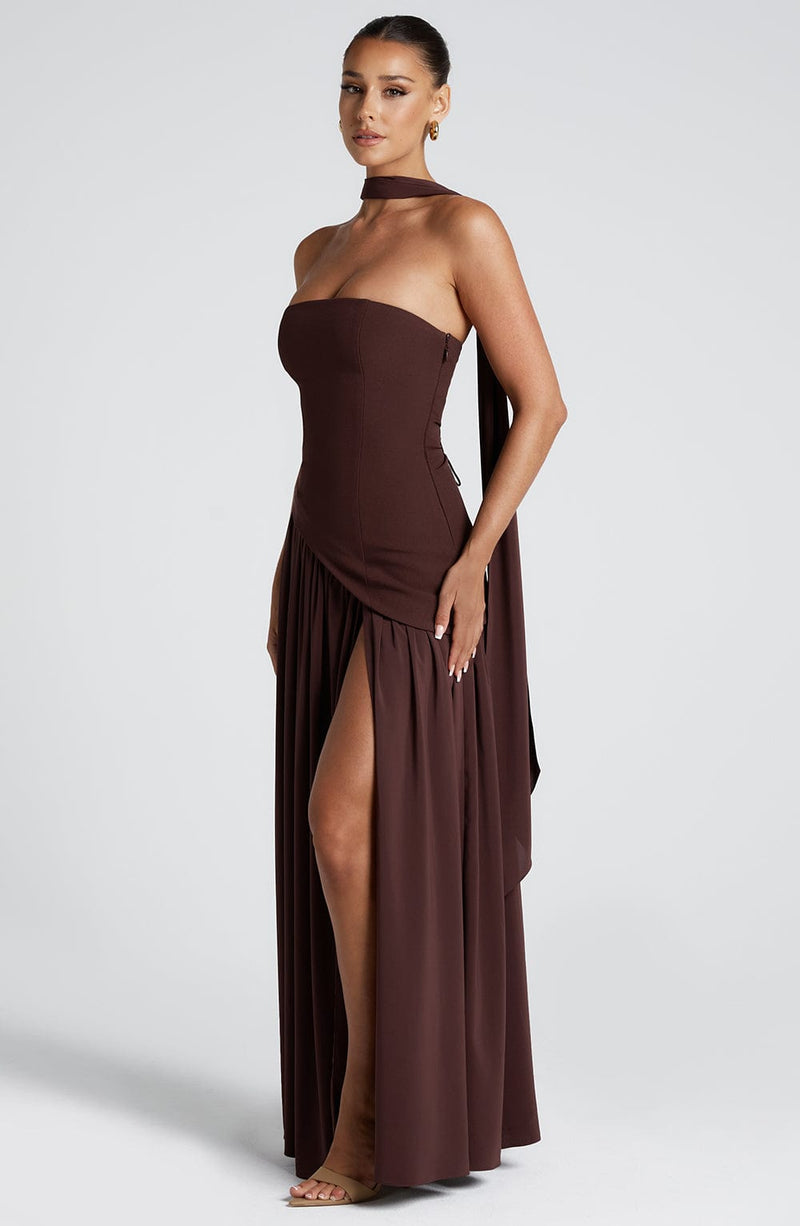 MALIYAH | VESTIDO LARGO ASIMÉTRICO