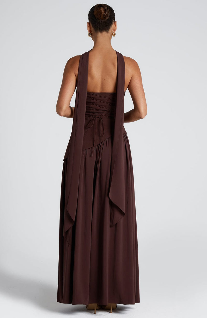MALIYAH | VESTIDO LARGO ASIMÉTRICO