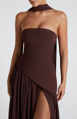 MALIYAH | VESTIDO LARGO ASIMÉTRICO