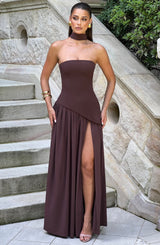 MALIYAH | VESTIDO LARGO ASIMÉTRICO