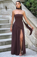 MALIYAH | VESTIDO LARGO ASIMÉTRICO